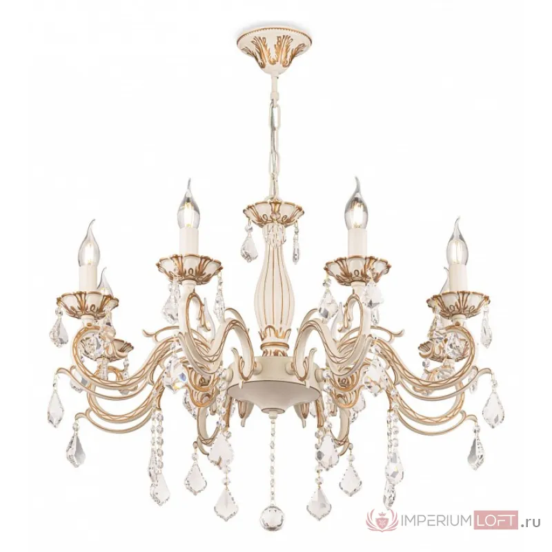 Подвесная люстра Maytoni Bronze 4 ARM245-08-W Цвет арматуры золото Цвет плафонов прозрачный от ImperiumLoft