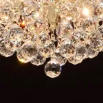 Подвесная люстра MW-Light Жемчуг 14 232017408 Цвет арматуры золото Цвет плафонов прозрачный от ImperiumLoft