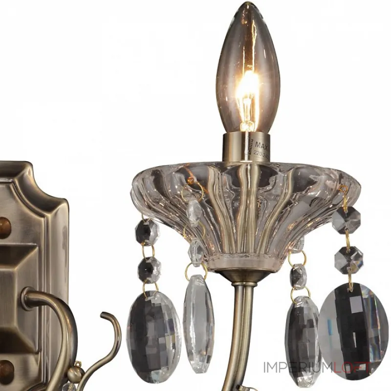 Бра TopLight Yolanda TL7210B-02AB Цвет арматуры бронза Цвет плафонов прозрачный