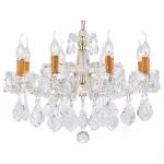 Подвесная люстра Dio D’Arte Galliano Galliano E 1.1.8.600 G Цвет плафонов прозрачный Цвет арматуры золото от ImperiumLoft