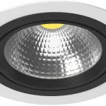 Встраиваемый светильник Lightstar Intero 111 i9260607 Цвет арматуры черно-белый