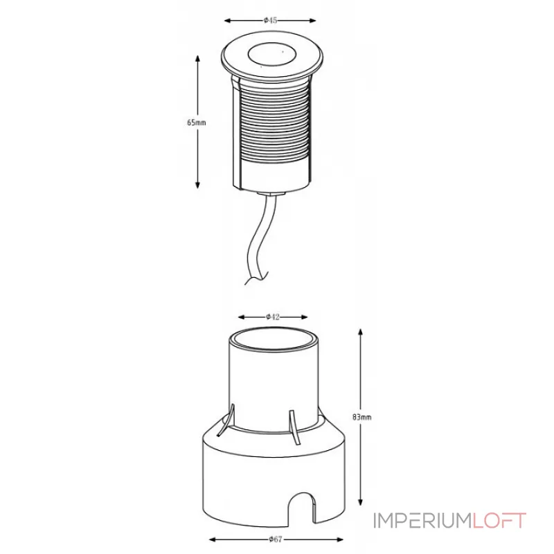 Встраиваемый в дорогу светильник Deko-Light Basic I WW 730339 Цвет арматуры серебро Цвет плафонов прозрачный от ImperiumLoft Встраиваемый в дорогу светильник Deko-Light Basic I WW 730339 Цвет арматуры серебро Цвет плафонов прозрачный от ImperiumLoft