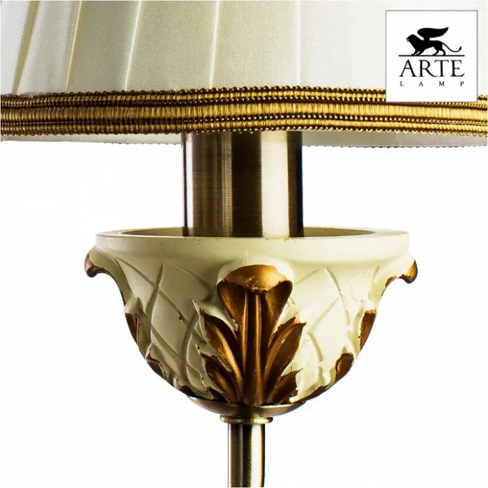 Бра Arte Lamp Benessere A9570AP-1WG Цвет арматуры золото Цвет плафонов белый от ImperiumLoft