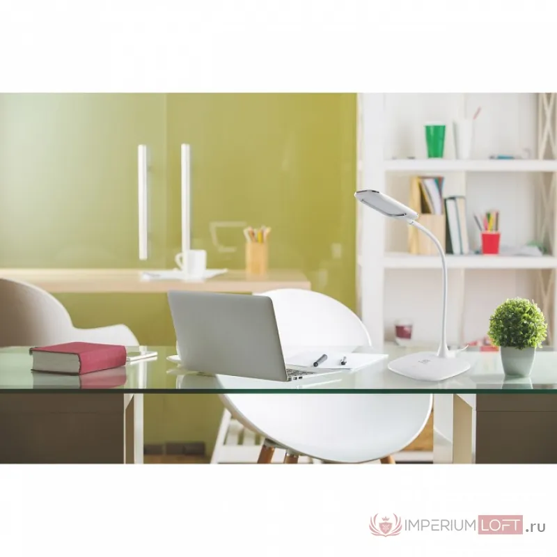 Настольная лампа офисная DeMarkt Ракурс 631035401 Цвет плафонов белый от ImperiumLoft