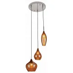 Подвесной светильник Lightstar Pentola 803053 Цвет арматуры хром Цвет плафонов янтарный от ImperiumLoft