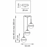 Подвесной светильник Lightstar Globo 813137 