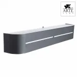 Накладной светильник Arte Lamp Cosmopolitan A7210AP-3BK Цвет арматуры черный Цвет плафонов белый от ImperiumLoft