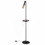 Торшер Odeon Light Mehari 4240/1F Цвет плафонов золото Цвет арматуры черный