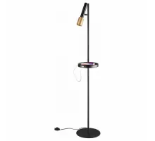 Торшер Odeon Light Mehari 4240/1F Цвет плафонов золото Цвет арматуры черный