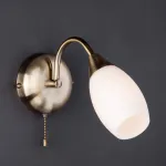 Бра Eurosvet Ginevra 30280/1 античная бронза Цвет плафонов белый Цвет арматуры бронза