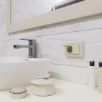 Розетка влагозащищенная с заземлением и шторками, без рамки с крышкой Werkel слоновая кость W1172203 от ImperiumLoft