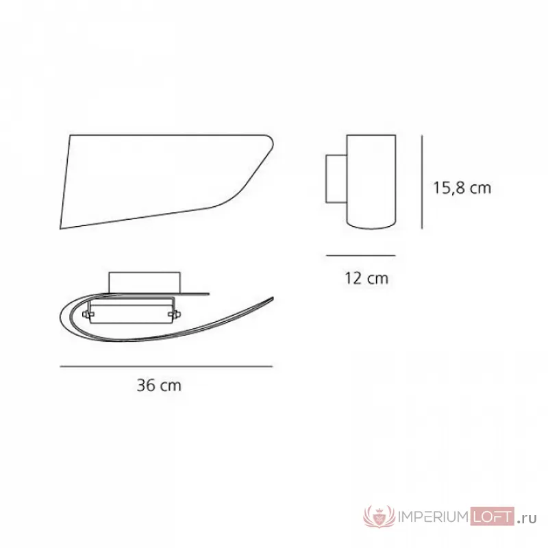 Бра Artemide 1230020A от ImperiumLoft