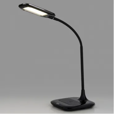Настольная лампа офисная Eurosvet Effi 80419/1 черный Цвет арматуры черный Цвет плафонов черный от ImperiumLoft