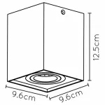 Накладной светильник Lucide Tube 22953/01/02 Цвет плафонов золото Цвет арматуры золото