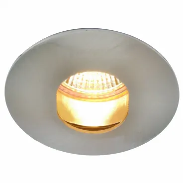 Встраиваемый светильник Arte Lamp Accento A3219PL-1SS Цвет арматуры серебро Цвет плафонов белый
