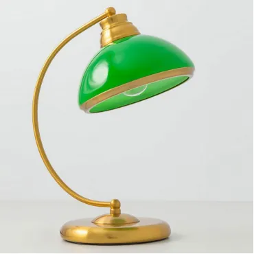 Настольная лампа офисная Citilux Краков CL401815 Цвет арматуры бронза Цвет плафонов зеленый