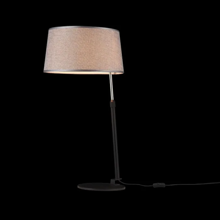 Настольная лампа декоративная Maytoni Bergamo MOD613TL-01B Цвет арматуры хром Цвет плафонов серый от ImperiumLoft