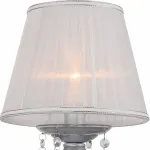 Настольная лампа декоративная Rivoli Argento T1 SL Б0038408 Цвет арматуры серебро Цвет плафонов белый