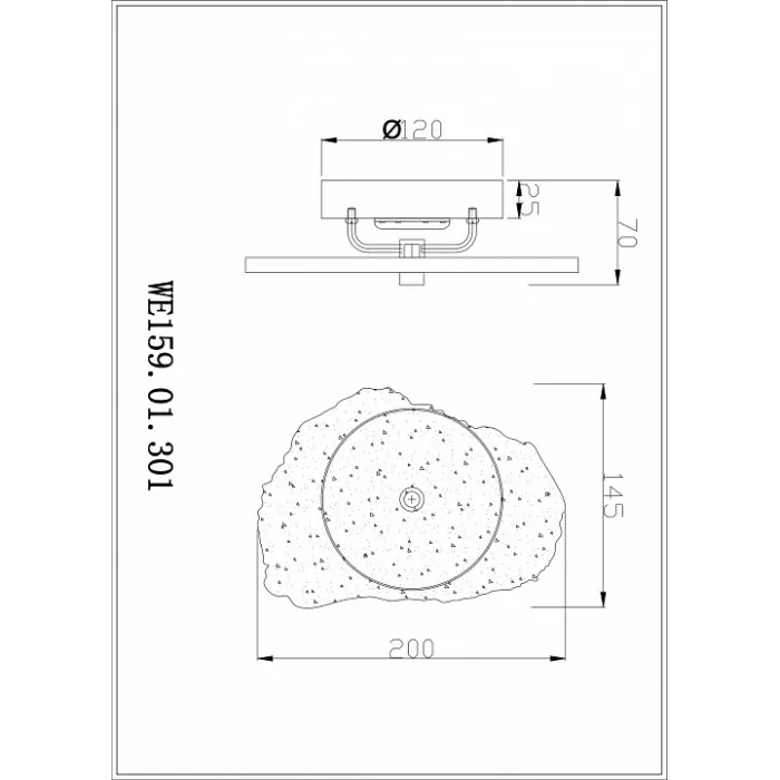 Бра Wertmark Nicola WE159.01.301 от ImperiumLoft