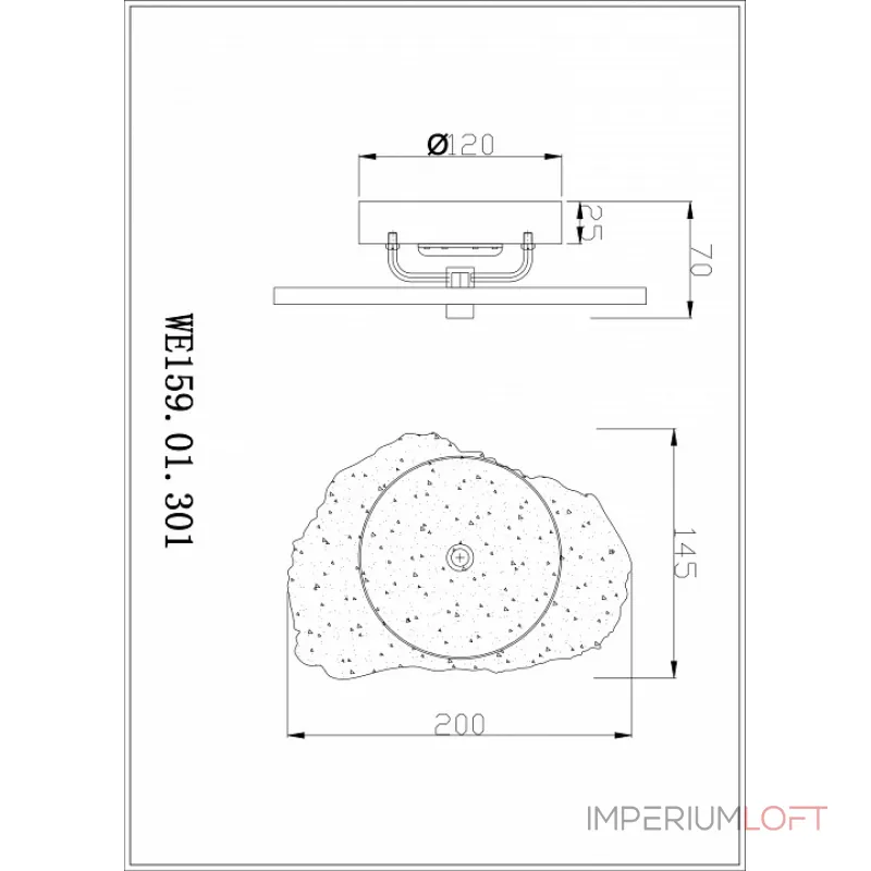 Бра Wertmark Nicola WE159.01.301