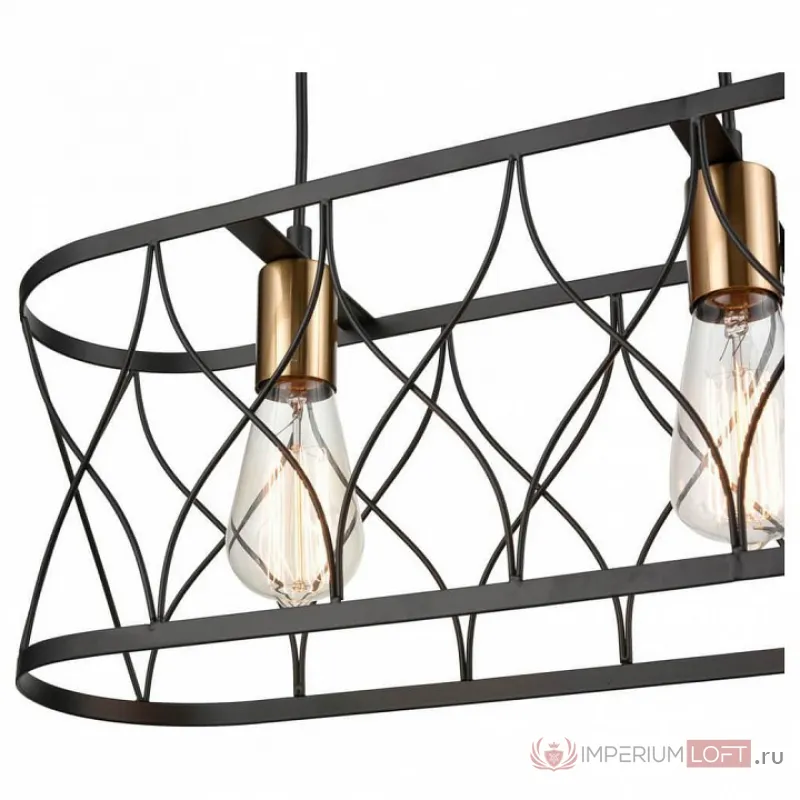 Подвесной светильник Vele Luce Ulik 654 VL6242P03 Цвет арматуры черный Цвет плафонов черный от ImperiumLoft