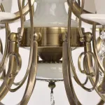 Подвесная люстра MW-Light Свеча 32 683011112 Цвет арматуры бронза Цвет плафонов прозрачный от ImperiumLoft