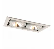 Встраиваемый светильник Arte Lamp Cardani A5949PL-2WH Цвет арматуры белый Цвет плафонов прозрачный