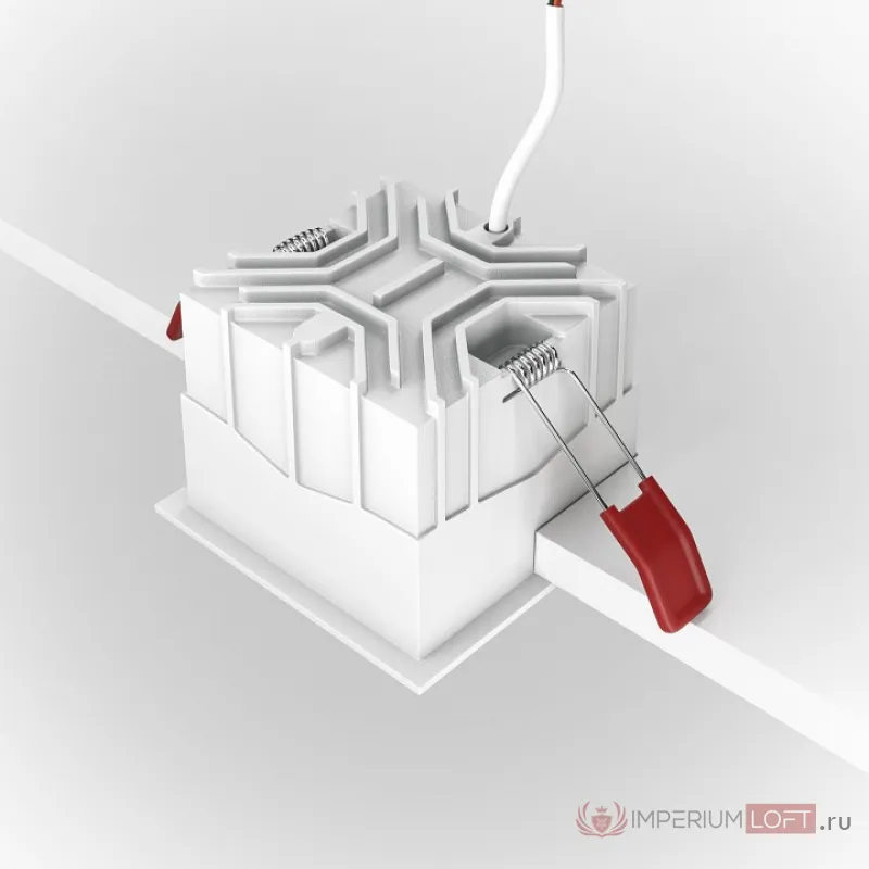 Встраиваемый светильник Maytoni Alfa DL043-01-15W3K-D-SQ-WB от ImperiumLoft