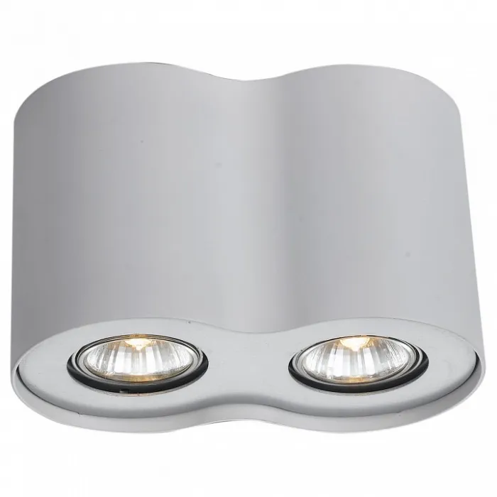 Накладной светильник Arte Lamp Falcon A5633PL-2WH Цвет арматуры белый Цвет плафонов прозрачный от ImperiumLoft
