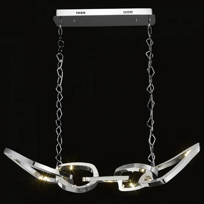 Подвесной светильник DeLight Collection 68020 PR68020M-12 nickel Цвет арматуры никель Цвет плафонов никель от ImperiumLoft