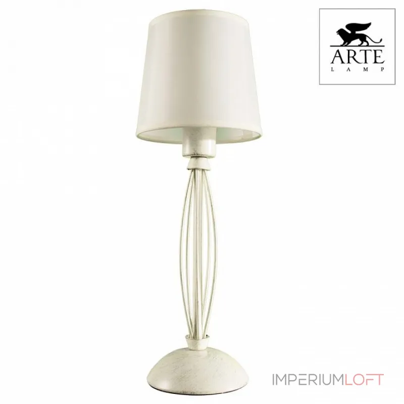 Настольная лампа декоративная Arte Lamp Orlean A9310LT-1WG Цвет арматуры золото Цвет плафонов белый Настольная лампа декоративная Arte Lamp Orlean A9310LT-1WG Цвет арматуры золото Цвет плафонов белый