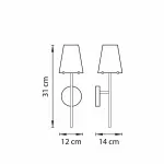 Бра Lightstar Diafano 758614 Цвет арматуры хром Цвет плафонов прозрачный от ImperiumLoft
