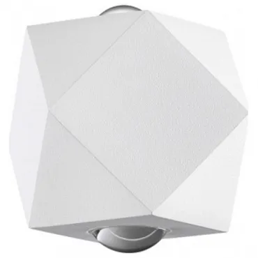 Накладной светильник Odeon Light Diamanta 4219/4WL Цвет арматуры белый Цвет плафонов белый от ImperiumLoft