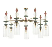 Потолочная люстра Odeon Light Bizet 4855/7C Цвет плафонов прозрачный Цвет арматуры золото