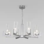 Подвесная люстра Eurosvet Arganie 60133/8 серебро от ImperiumLoft