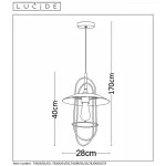 Подвесной светильник Lucide Masson 74309/01/02 Цвет плафонов латунь от ImperiumLoft