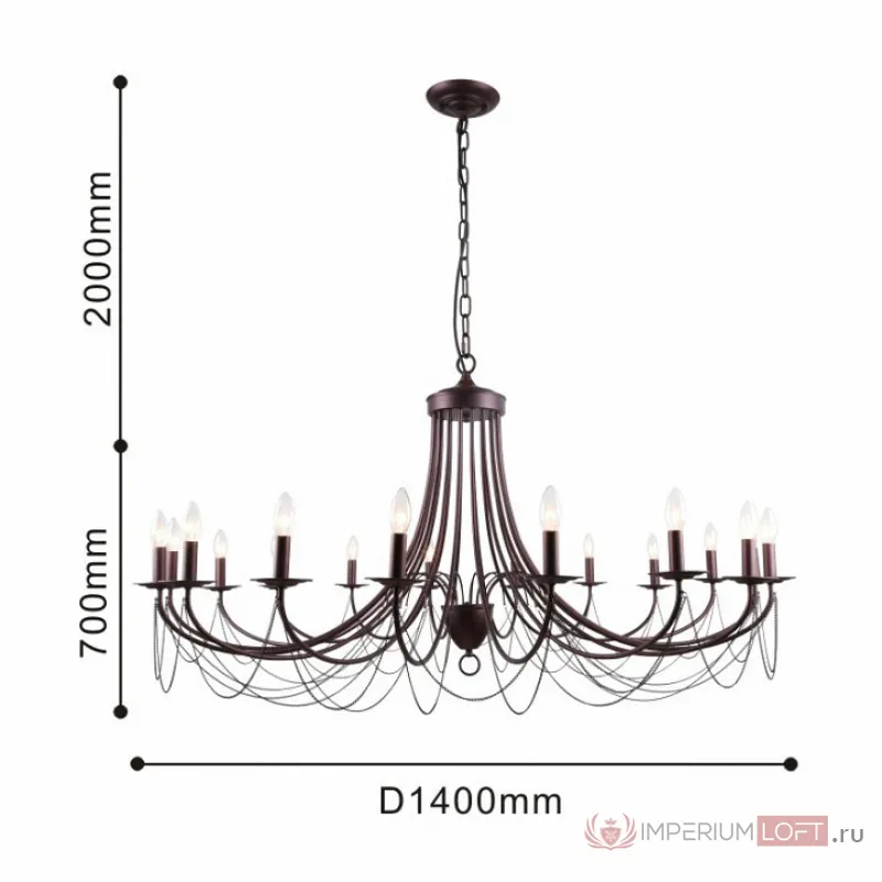 Подвесная люстра F-promo Plini 2590-18P от ImperiumLoft