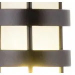 Наземный низкий светильник Arte Lamp Portico 2 A8371PA-1BK Цвет арматуры черный Цвет плафонов белый