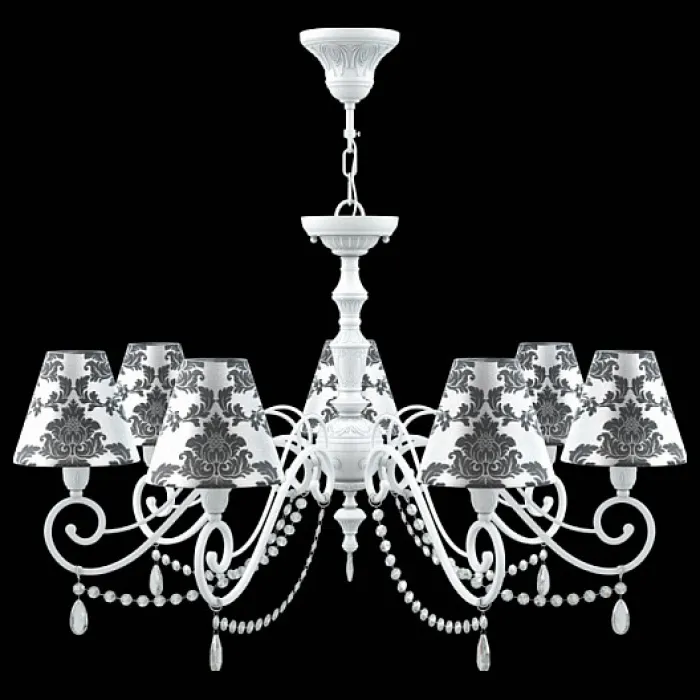 Подвесная люстра Lamp4You Classic 20 E3-07-WM-LMP-O-2-CRL-E3-07-TR-UP Цвет плафонов черно-белый от ImperiumLoft