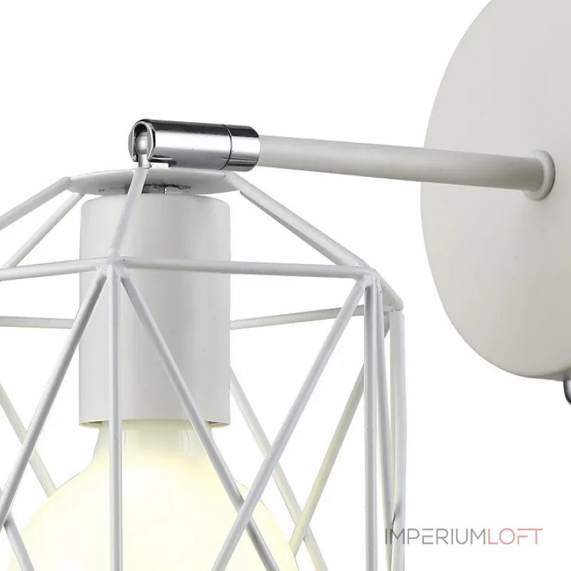 Бра Arte Lamp 4284 A4284AP-1WH Цвет арматуры белый Цвет плафонов белый