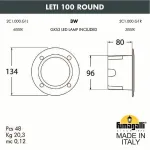 Встраиваемый светильник Fumagalli Leti 2C1.000.000.WYG1L от ImperiumLoft