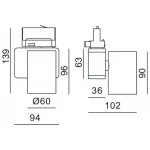 Светильник на штанге Deko-Light Nihal Mini 707054 Цвет арматуры серебро Цвет плафонов серебро от ImperiumLoft