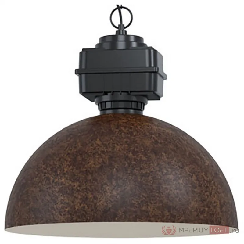 Подвесной светильник Eglo Rockingham 43299 Цвет плафонов коричневый Цвет арматуры черный от ImperiumLoft