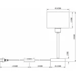 Настольная лампа декоративная Moderli Room V2732-1T