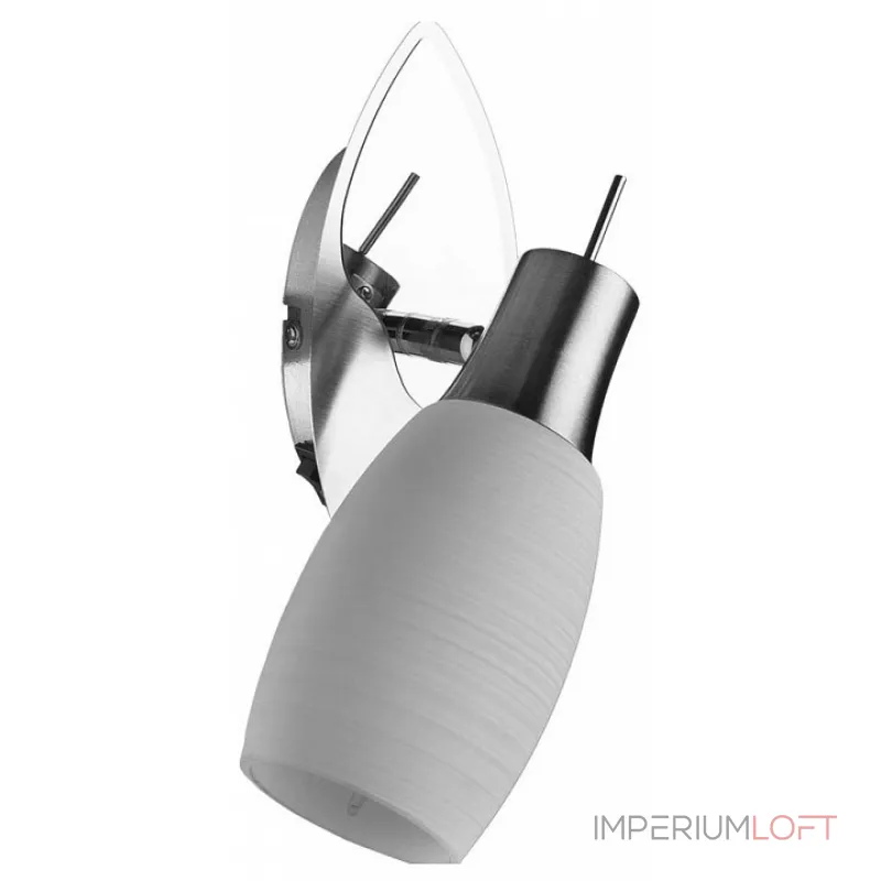 Бра Arte Lamp Volare A4590AP-1SS Цвет арматуры хром Цвет плафонов белый от ImperiumLoft