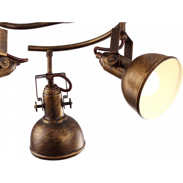 Спот Arte Lamp Martin A5215PL-3BR Цвет арматуры коричневый Цвет плафонов коричневый от ImperiumLoft