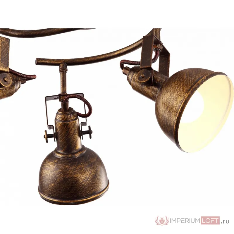 Спот Arte Lamp Martin A5215PL-3BR Цвет арматуры коричневый Цвет плафонов коричневый от ImperiumLoft
