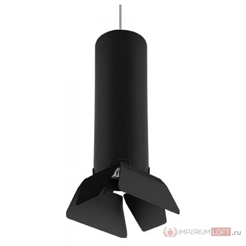 Подвесной светильник Lightstar Rullo RP497437 Цвет плафонов черный Цвет арматуры черный от ImperiumLoft