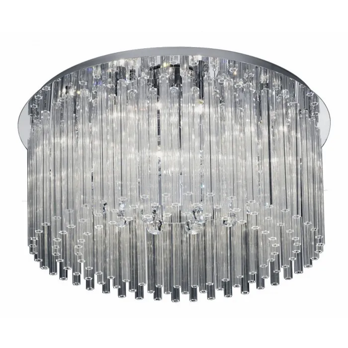 Накладной светильник Ideal Lux Elegant ELEGANT PL12 Цвет арматуры хром Цвет плафонов прозрачный от ImperiumLoft