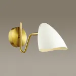 Светильник на штанге Lumion Madison 4540/1 Цвет плафонов белый Цвет арматуры латунь от ImperiumLoft